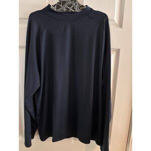bcg dark gray performance high neck mens shirt size XL